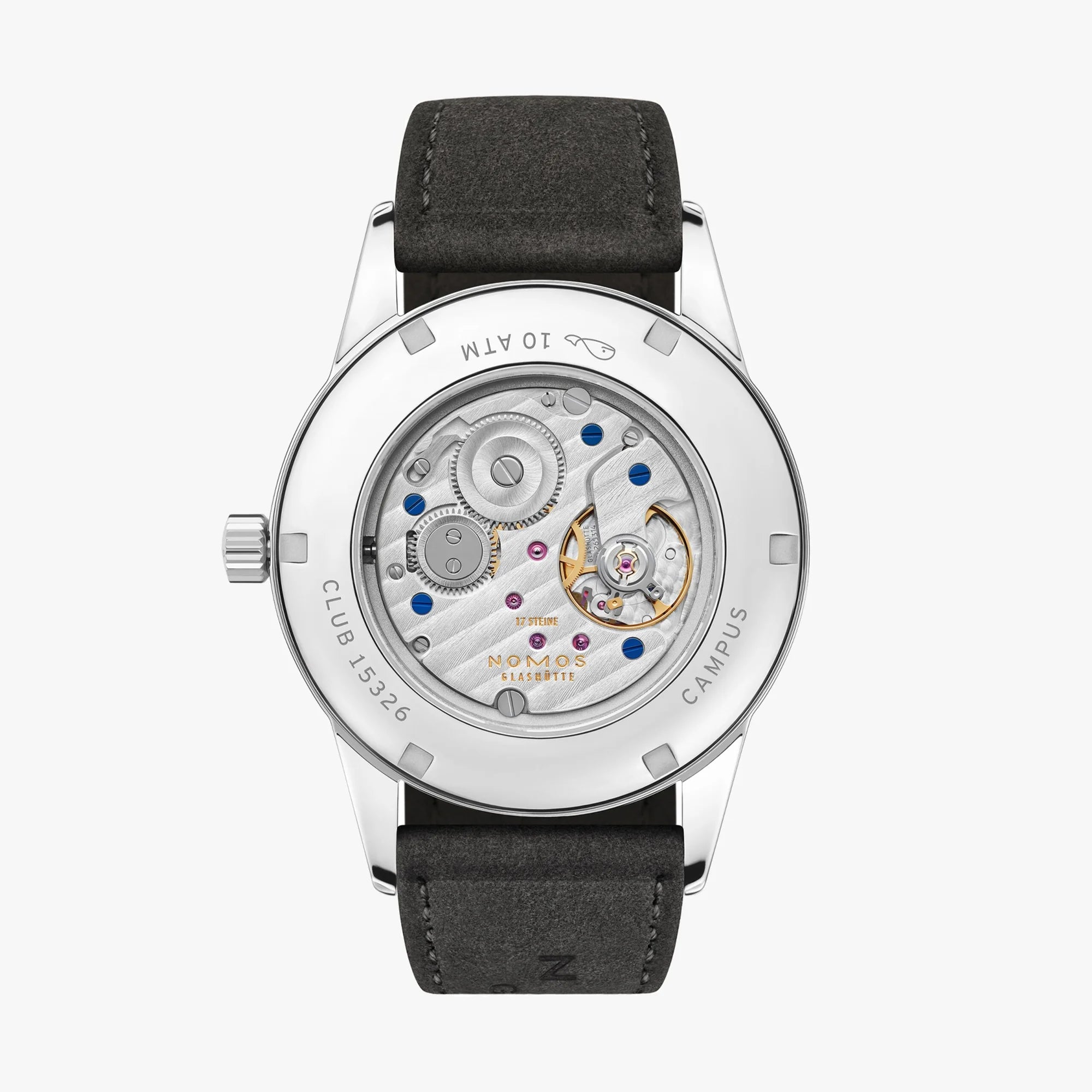 Club Campus 38mm - Night Black Dial on Strap