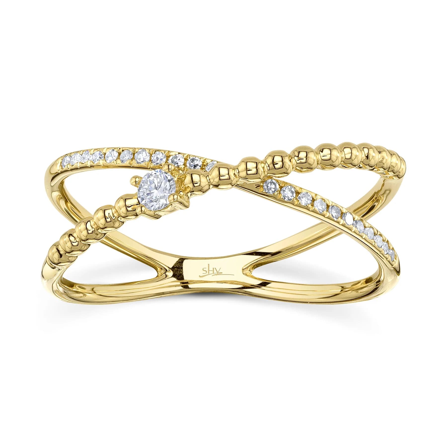Diamond X Ring