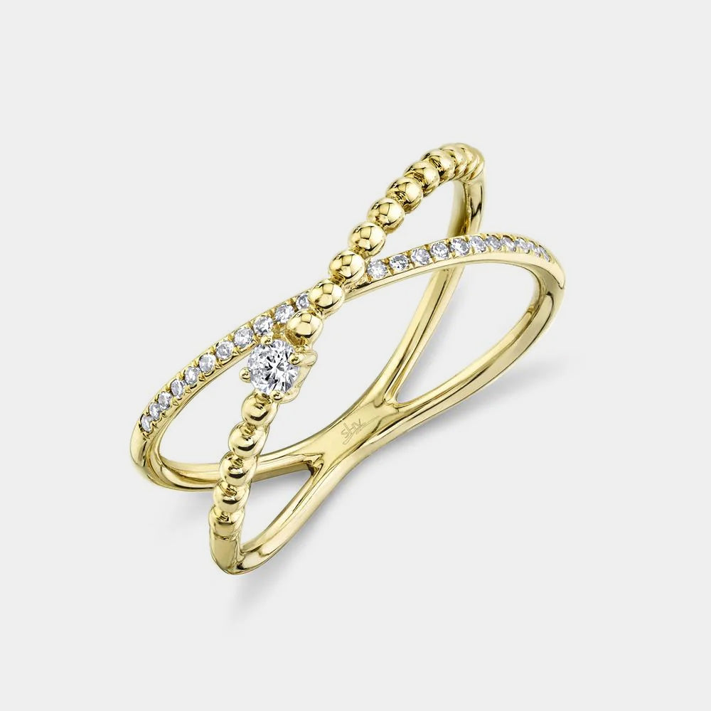 Diamond X Ring