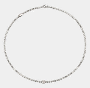 Eka Necklace with Pave Diamond Accent