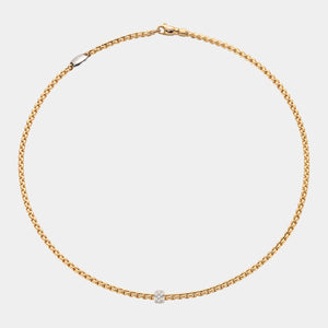 Eka Diamond Necklace in 18K Gold