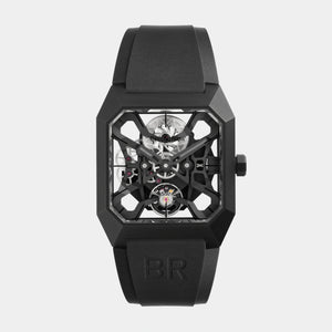 BR-03 Cyber Ceramic 42mm - Skeleton Dial on Strap