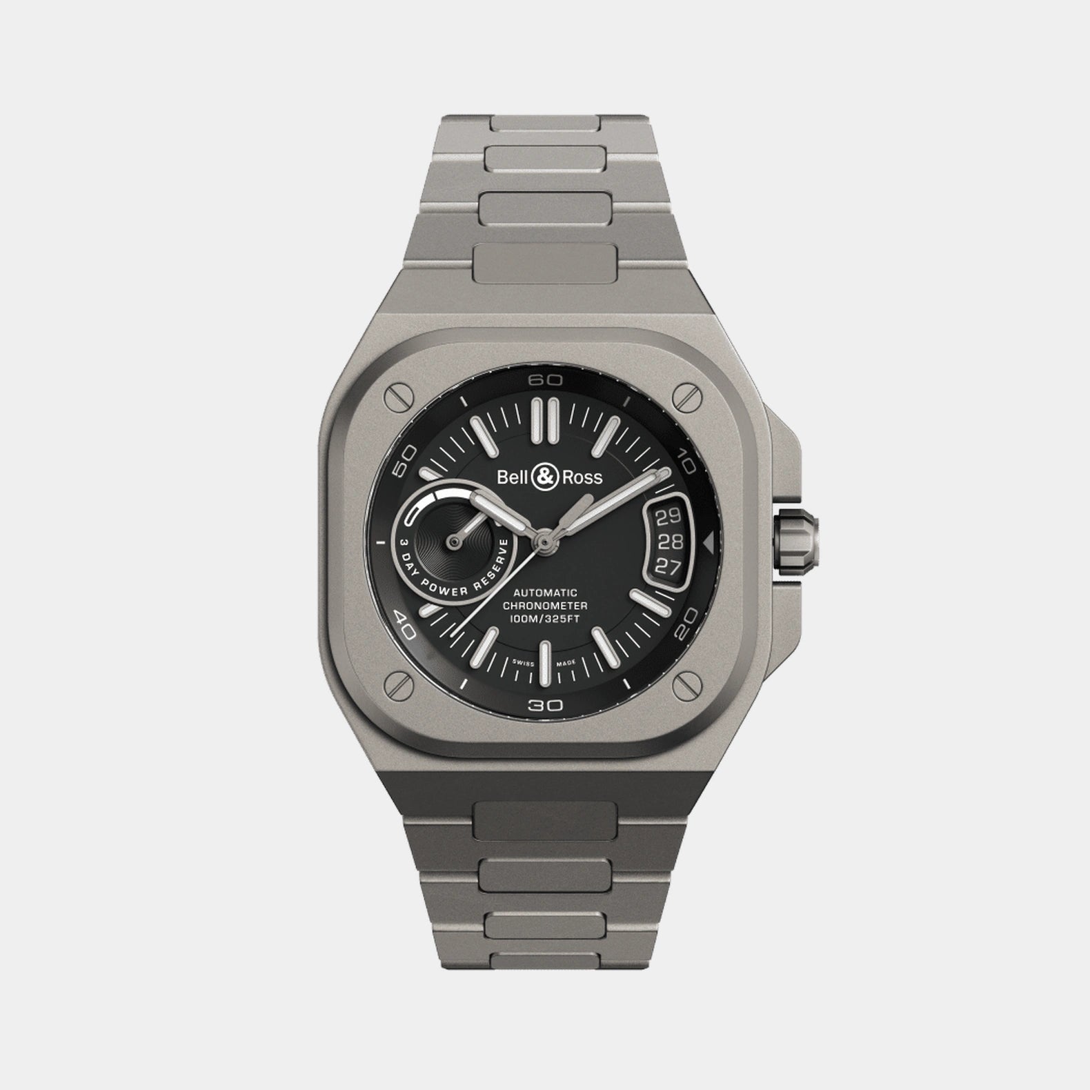 BR-X5 Black Titanium 41mm - Black Dial on Bracelet