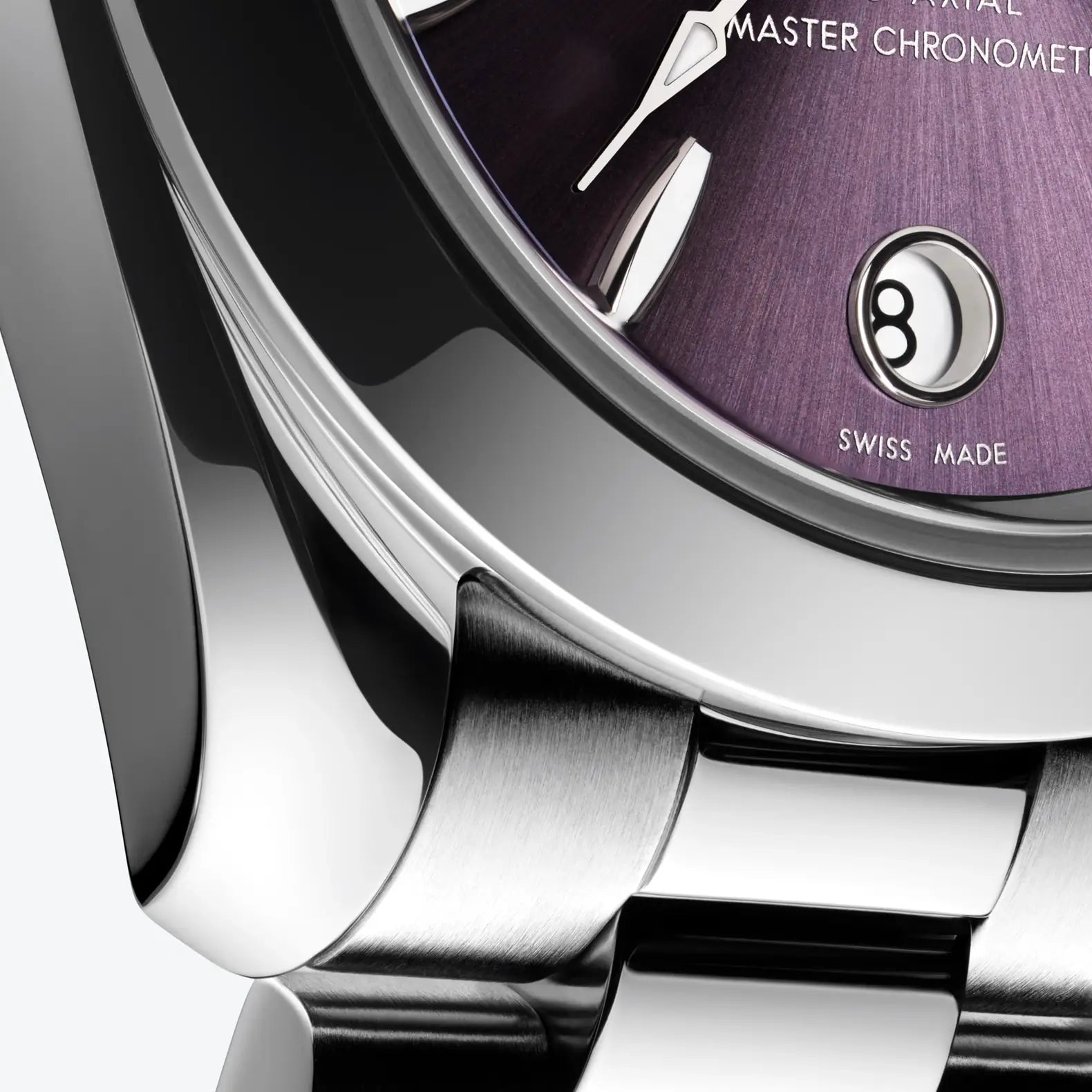 Seamaster Aqua Terra 30mm - Purple Dial on Bracelet