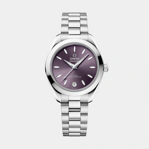 Seamaster Aqua Terra 30mm - Purple Dial on Bracelet