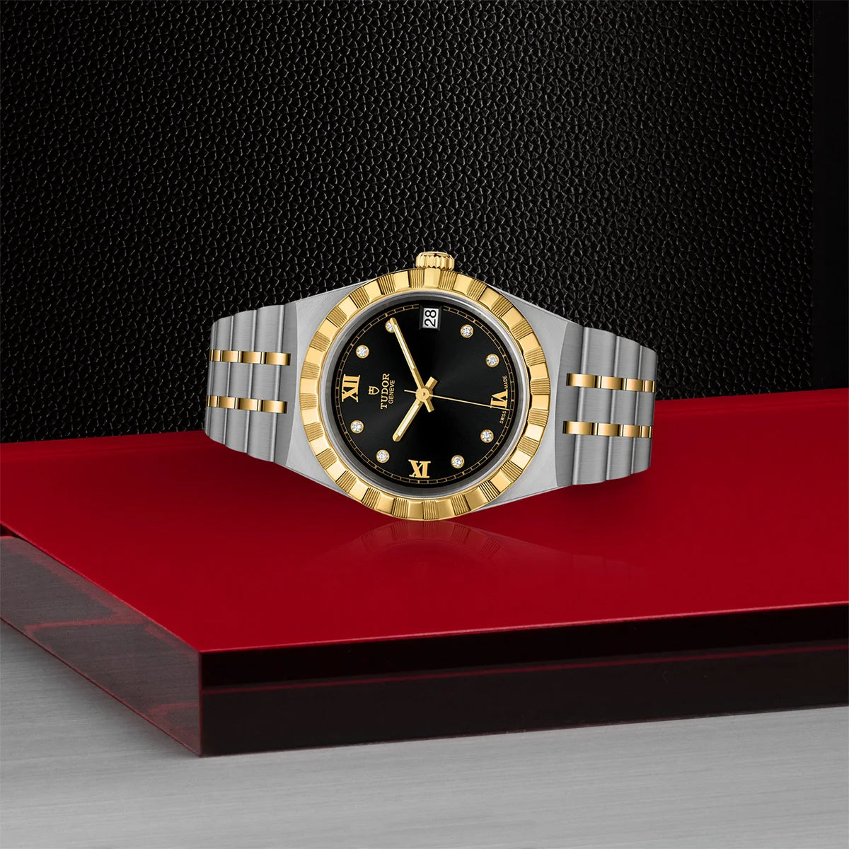 TUDOR Royal Two-Tone  34mm - Black Diamond Dial