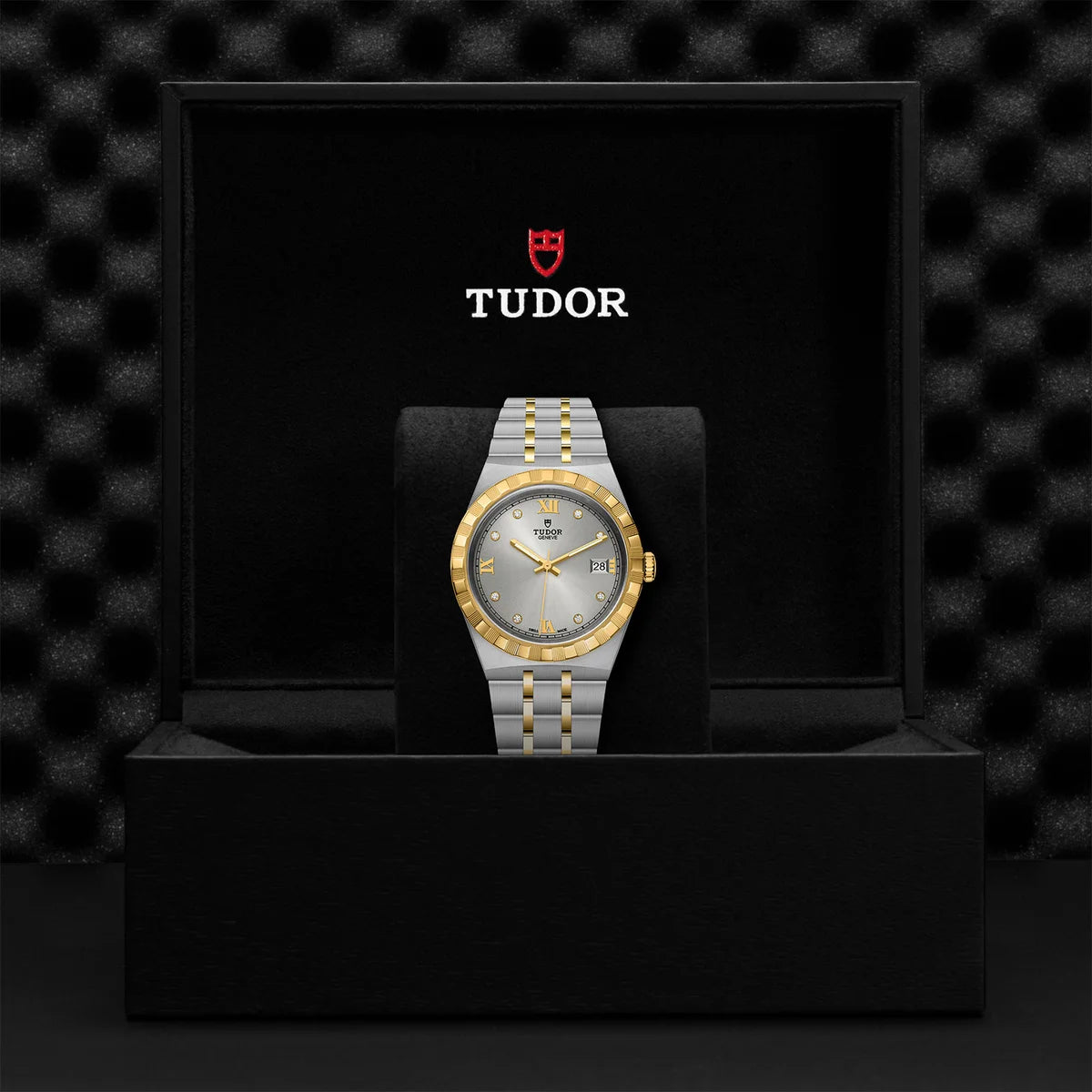 TUDOR Royal Two-Tone  38mm - Silver Diamond Dial