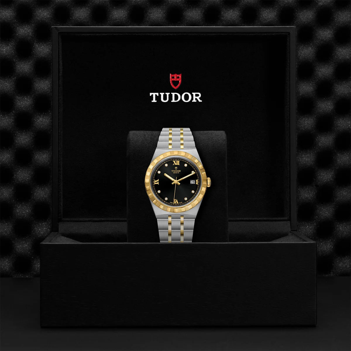 TUDOR Royal Two-Tone  38mm - Black Diamond Dial