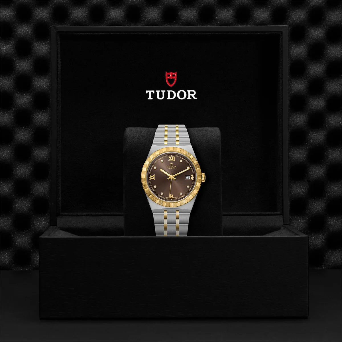 TUDOR Royal Two-Tone  38mm - Brown Diamond Dial