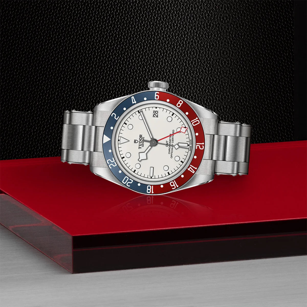 Black Bay GMT 41mm - White Dial on 3-Link Bracelet