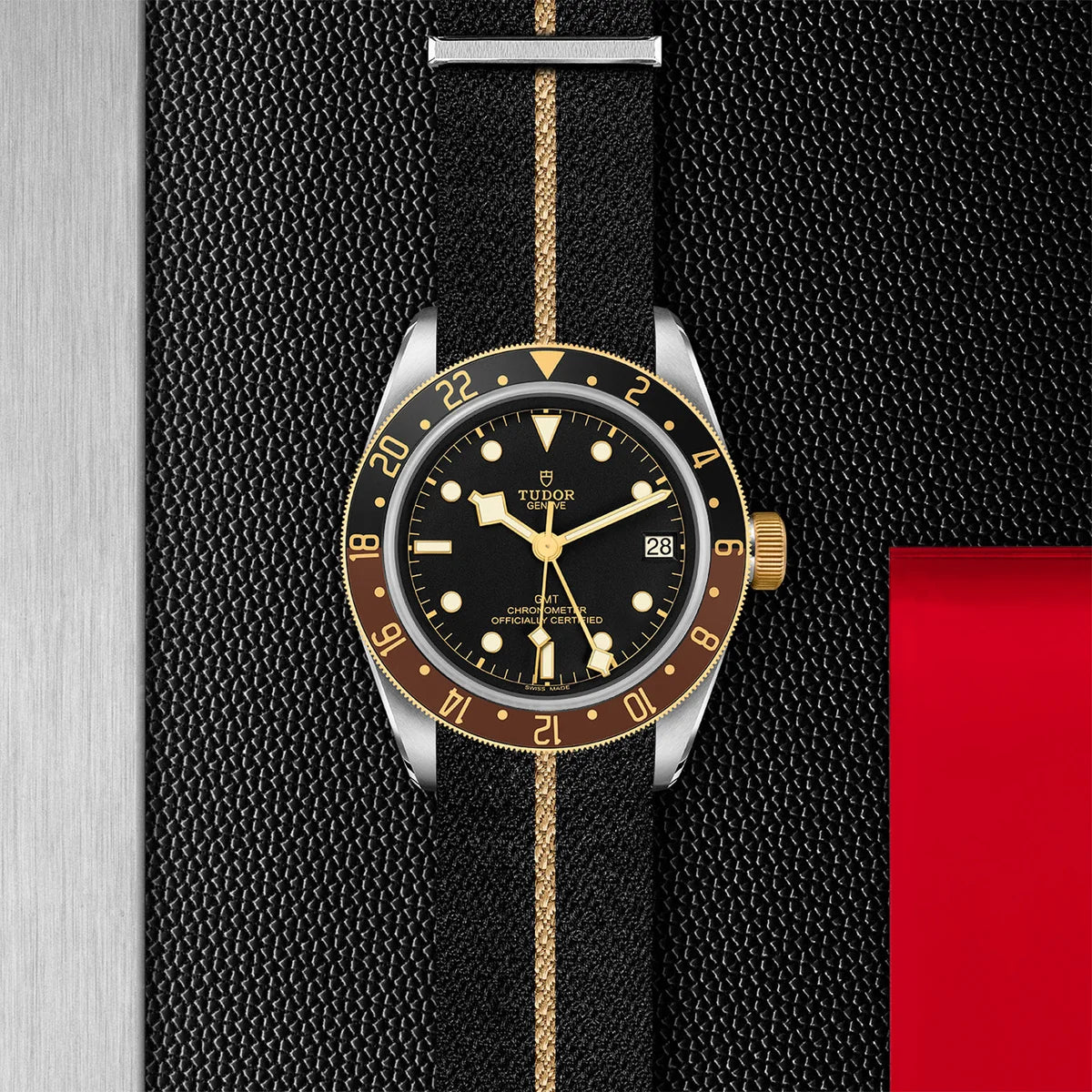 Black Bay GMT S&G 41mm - Black Dial on Fabric Strap