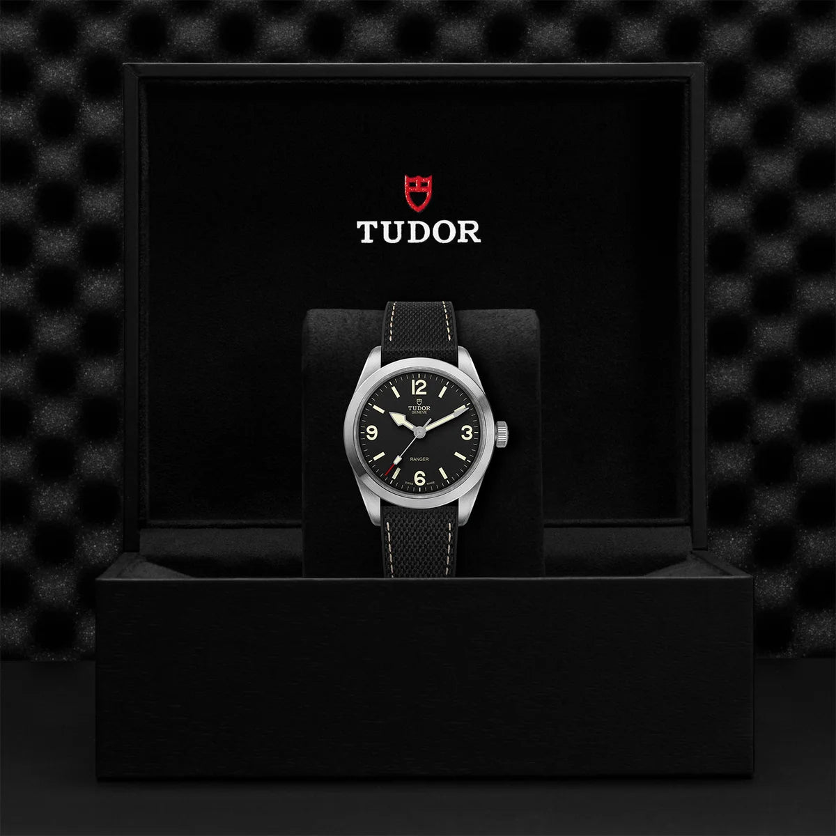 Ranger 39mm - Black Dial on Hybrid Strap