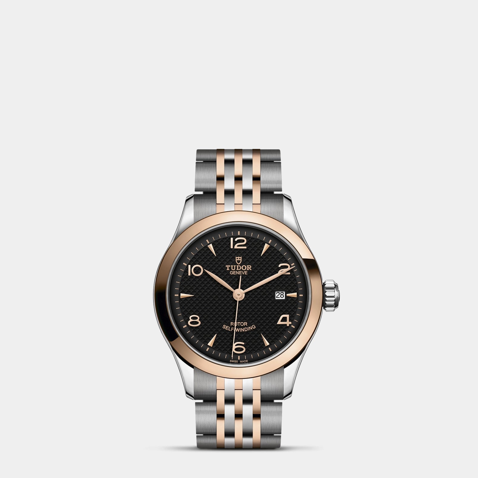1926 Two-Tone 28mm - Black Dial on Bracelet