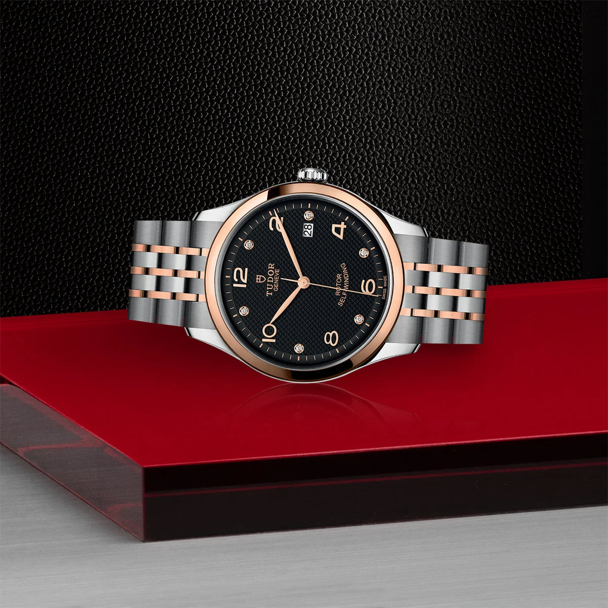 1926 Two-Tone 39mm - Black Diamond Dial on Bracelet