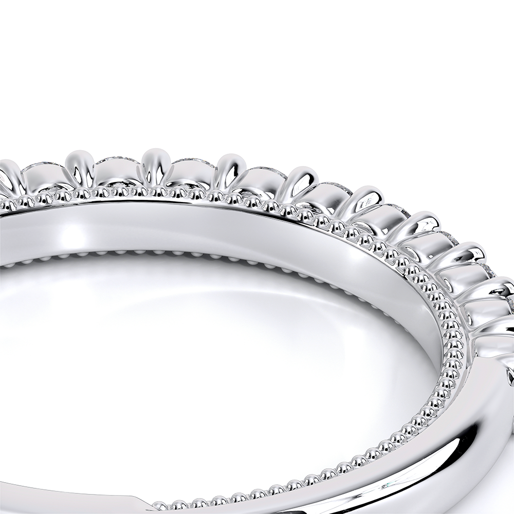 Diamond Wedding Ring 18k White Gold - VEN-5084