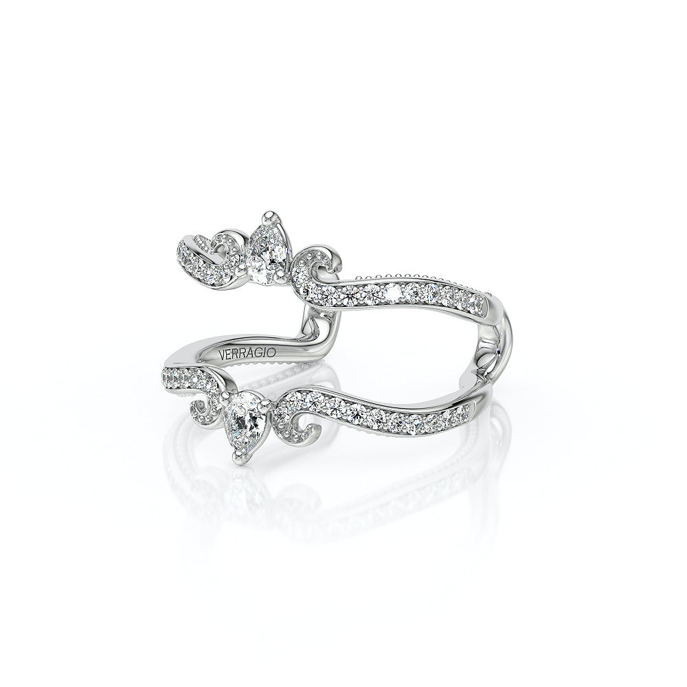 Diamond Wedding Ring Embellisher 18k White Gold - VNG-2040