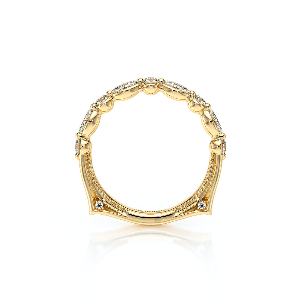 Vintage Diamond Wedding Ring 14k Yellow Gold - VNG-2202