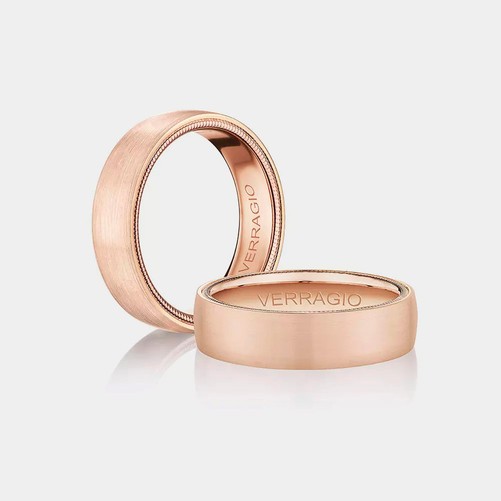 Classic Wedding Ring 14k Rose Gold - VW-6024