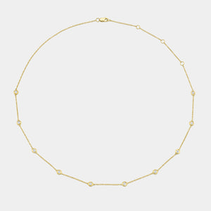 Bailey Yellow Gold Diamonds by the Yard Necklace