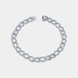 Diamond Curb Link Bracelet