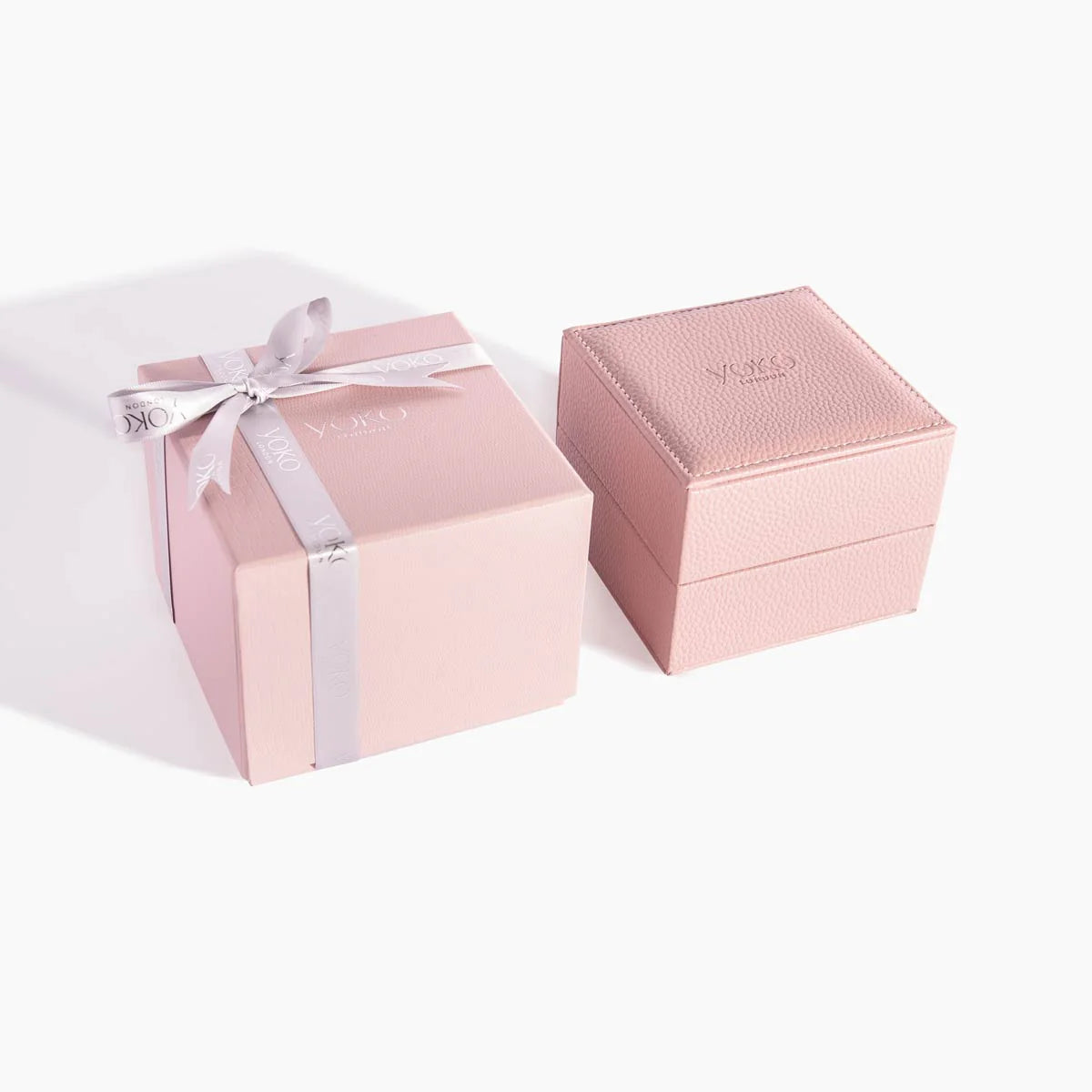 Pink yoko london jewelry boxes